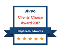 Avvo | Clients' Choice Award 2017 | Daphne D. Edwards | 5 Stars
