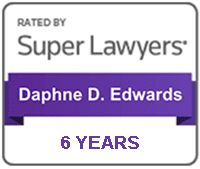 Rated By Super Lawyers | Daphne D. Edwards | 6 Years